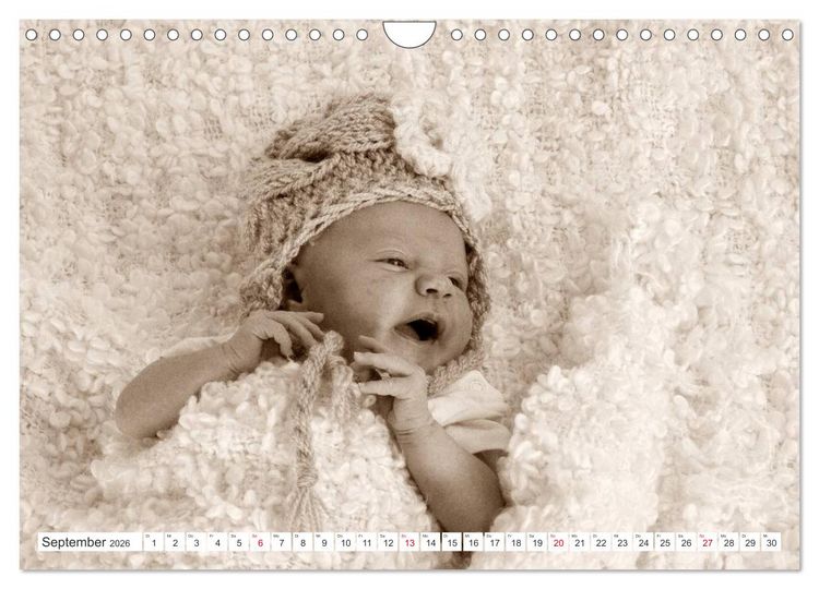 Produktbild: Babys - Willkommen im Leben (Wandkalender 2026 DIN A4 quer), CALVENDO Monatskalender