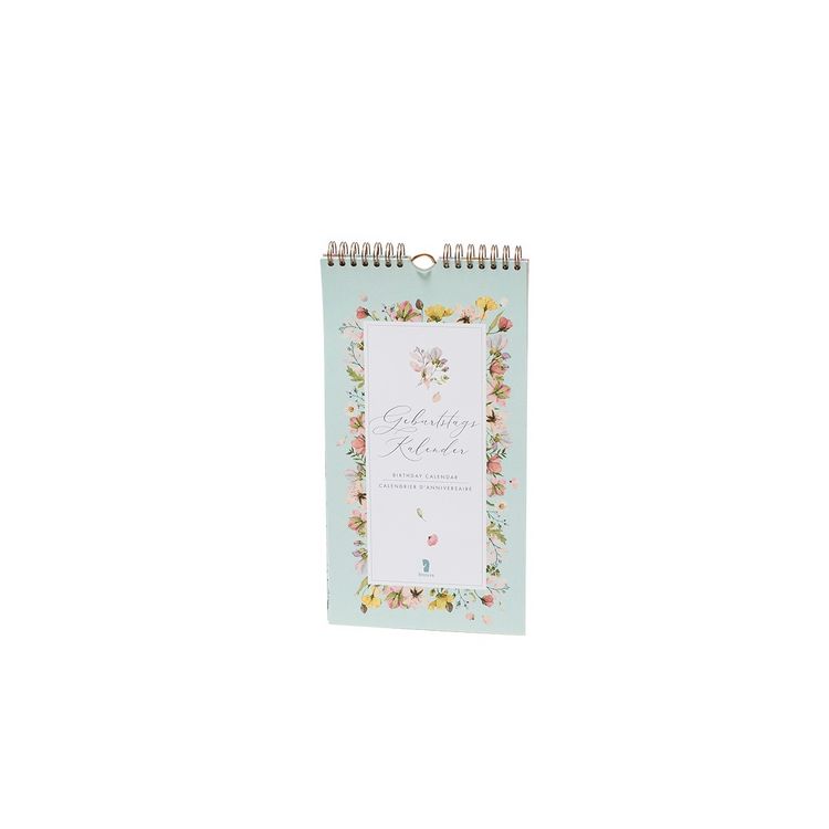 Produktbild: Jardin - Geburtstagskalender mit Motivdruck, Wire-O, 12 Blatt bedruckt