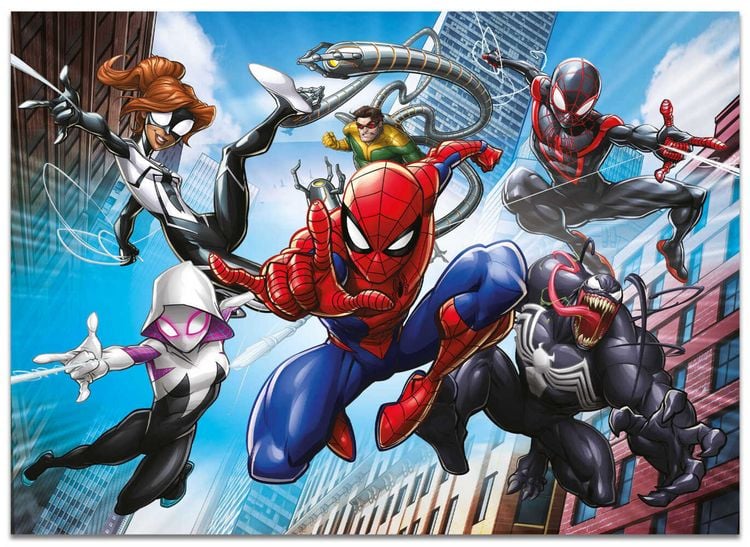 Produktbild: Marvel Puzzle DF Maxi Floor 4 X 48 Spider-Man