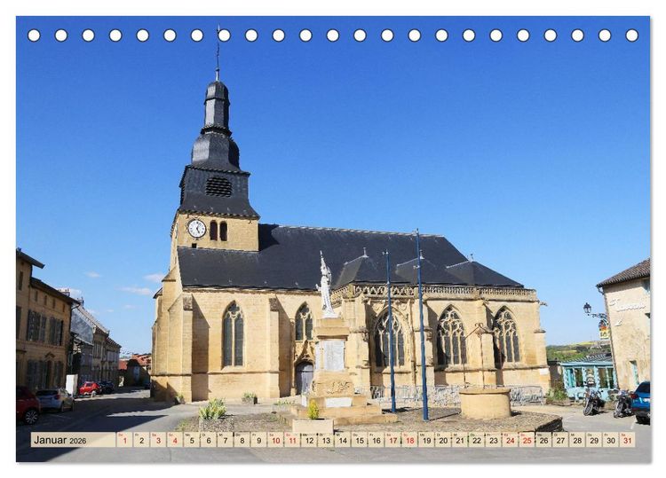 Produktbild: Marville - Renaissance-Dorf in Nordfrankreich (Tischkalender 2026 DIN A5 quer), CALVENDO Monatskalender