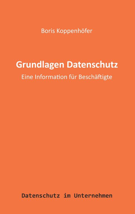 Produktbild: Grundlagen Datenschutz