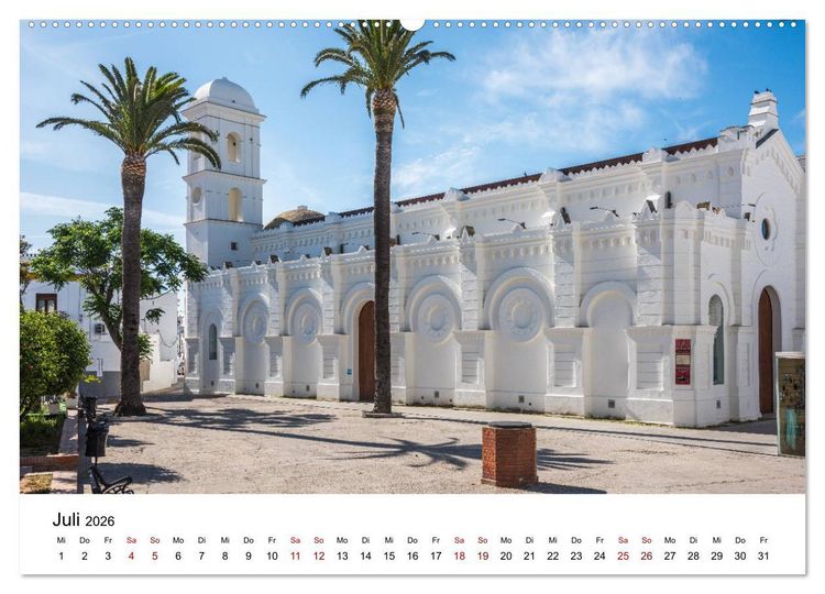Produktbild: Conil de la Frontera - Ein traumhaftes andalusisches Dorf am Atlantik (hochwertiger Premium Wandkalender 2026 DIN A2 quer), Kunstdruck in Hochglanz