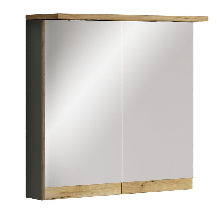 Produktbild: LED Bad Spiegelschrank Steckdose 59x60x23 Cosila