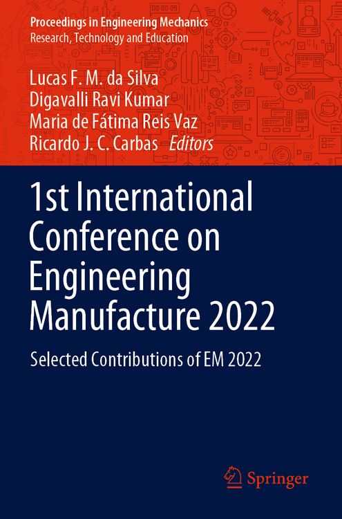 Produktbild: 1st International Conference on Engineering Manufacture 2022