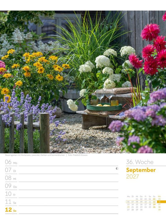 Produktbild: Gartengl&uuml;ck Wochenplaner Kalender 2027