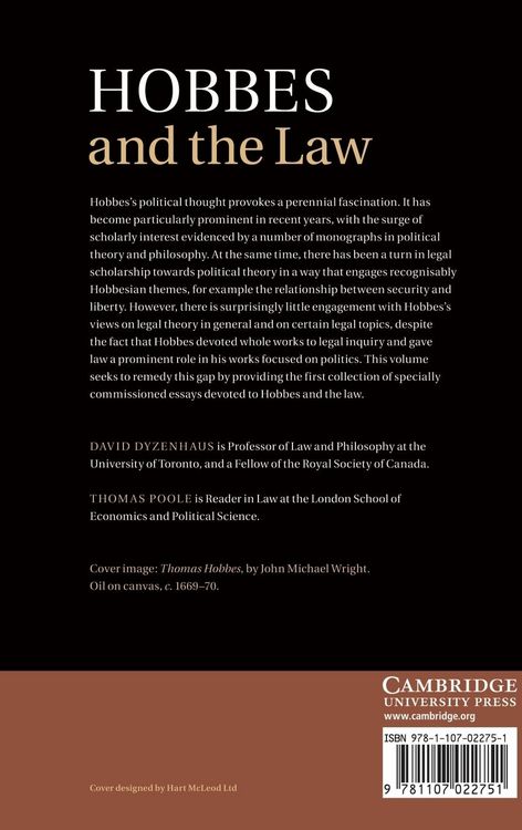 Produktbild: Hobbes and the Law