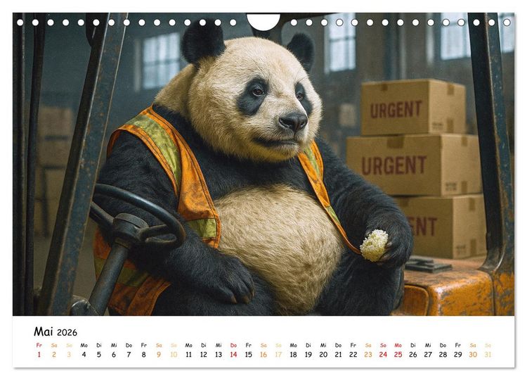 Produktbild: Dienst nach Vorschrift (Wandkalender 2026 DIN A4 quer), CALVENDO Monatskalender