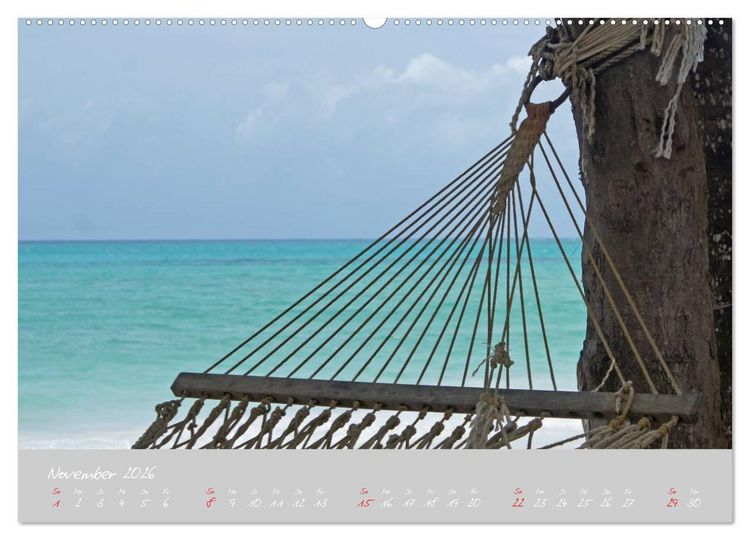 Produktbild: Auf nach Sansibar (Wandkalender 2026 DIN A2 quer), CALVENDO Monatskalender