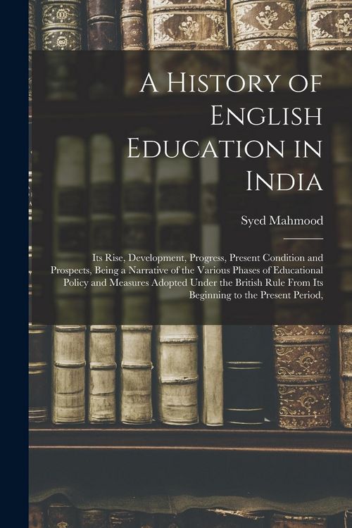 Produktbild: A History of English Education in India