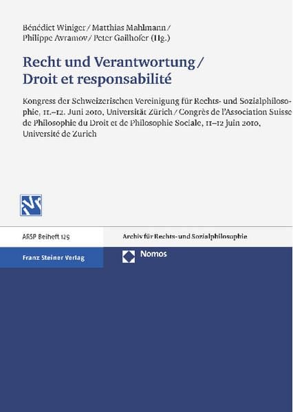 Produktbild: Recht und Verantwortung / Droit et responsabilit&eacute;
