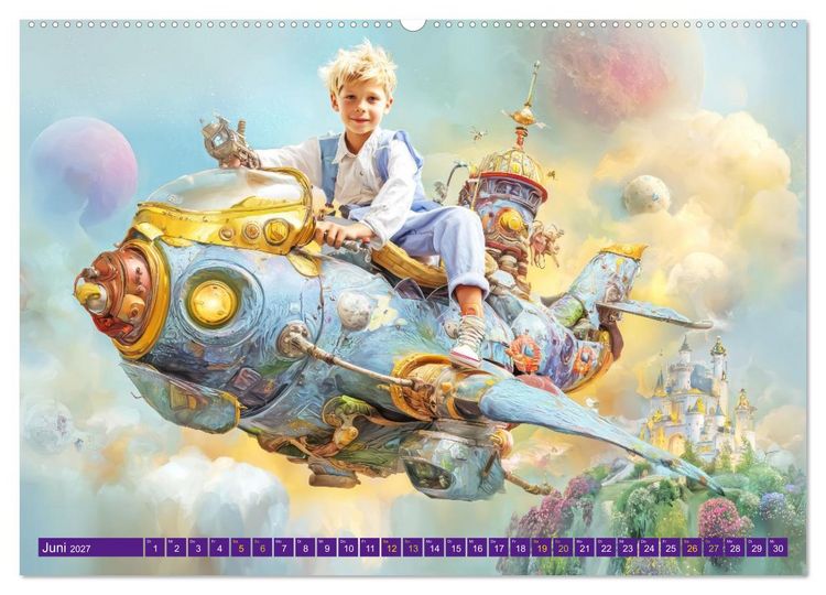 Produktbild: Meine verr&uuml;ckte Welt - Kinderwelten (Wandkalender 2027 DIN A2 quer), CALVENDO Monatskalender