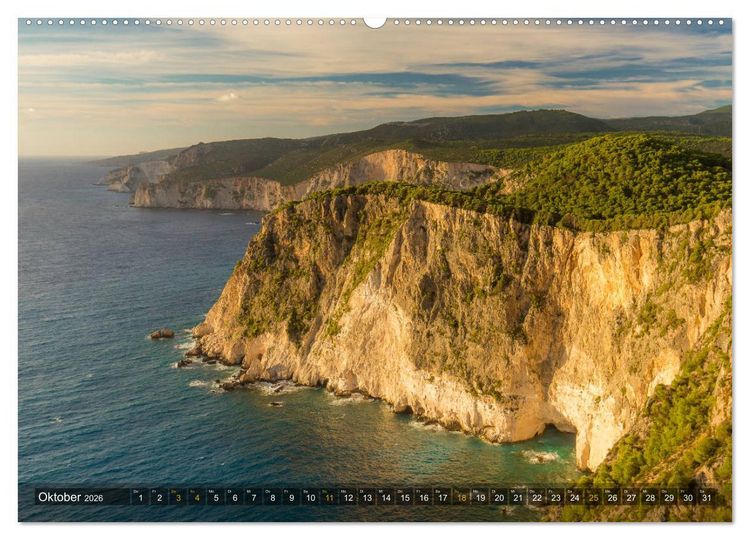 Produktbild: Zakynthos - Griechische Idylle im Ionischen Meer (hochwertiger Premium Wandkalender 2026 DIN A2 quer), Kunstdruck in Hochglanz