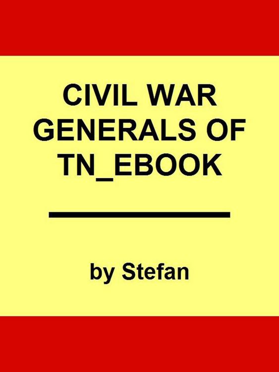 Produktbild: Civil War Generals of Tennessee