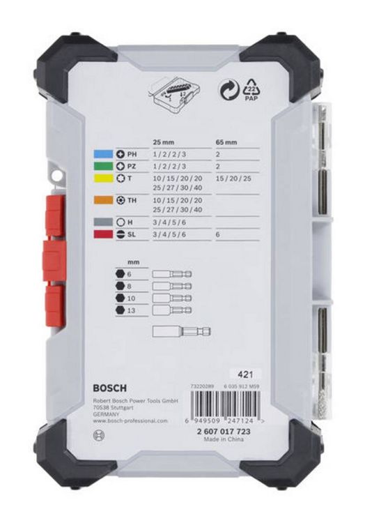 Produktbild: Bosch Accessories 2607017723 2607017723 Werkzeugset