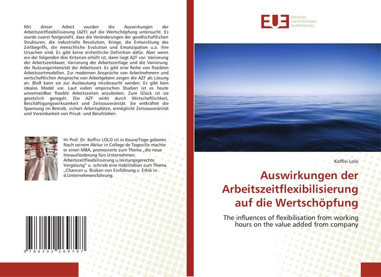 Produktbild: Auswirkungen der Arbeitszeitflexibilisierung auf die Wertsch&ouml;pfung