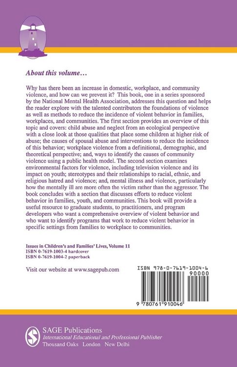 Produktbild: Violence in Homes and Communities