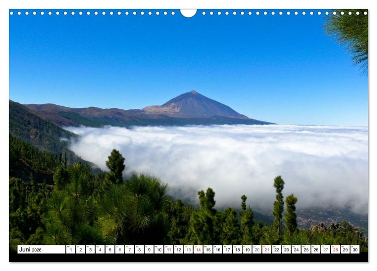 Produktbild: Teneriffa - Insel der Vielf&auml;ltigkeit (Wandkalender 2026 DIN A3 quer), CALVENDO Monatskalender