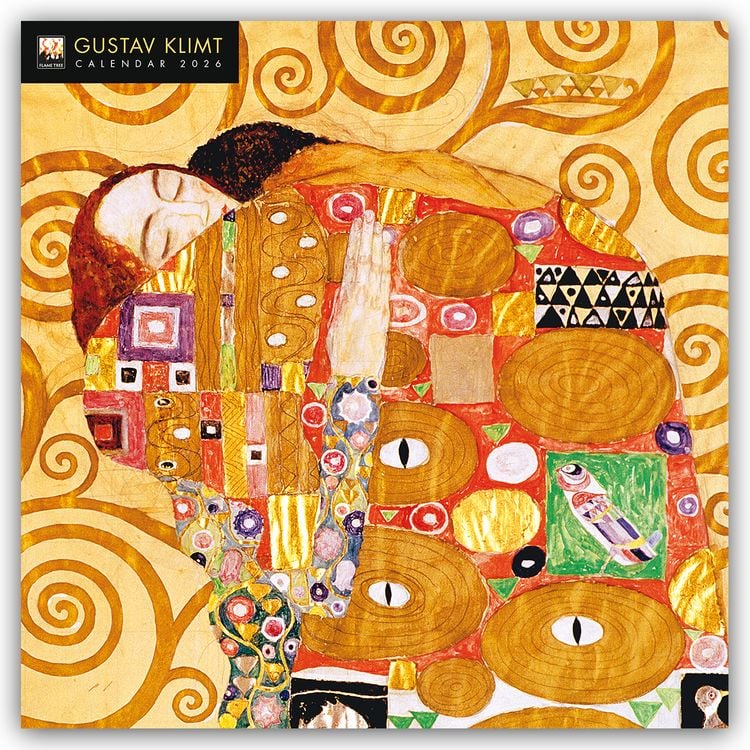 Produktbild: Gustav Klimt 2026 – Original Flame Tree Publishing-Kalender [Kalender]