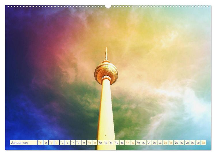 Produktbild: Berlin megacool (Wandkalender 2026 DIN A2 quer), CALVENDO Monatskalender