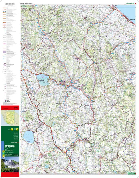 Produktbild: freytag & berndt Stra&szlig;enkarte Umbrien 1:150.000