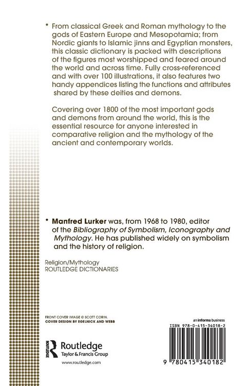 Produktbild: The Routledge Dictionary of Gods and Goddesses, Devils and Demons