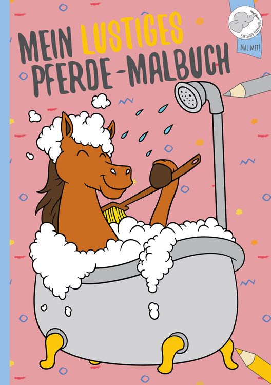 Produktbild: Mein lustiges Pferde - Malbuch