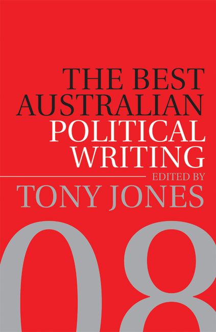 Produktbild: The Best Australian Political Writing 08