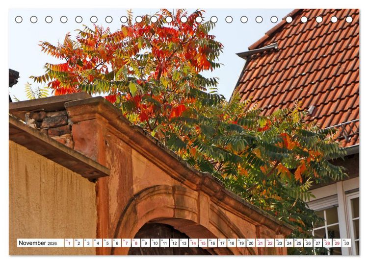 Produktbild: Gro&szlig; Umstadt vom Frankfurter Taxifahrer (Tischkalender 2026 DIN A5 quer), CALVENDO Monatskalender