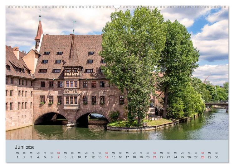 Produktbild: Mittelfranken - Das fr&auml;nkische Seenland (hochwertiger Premium Wandkalender 2026 DIN A2 quer), Kunstdruck in Hochglanz