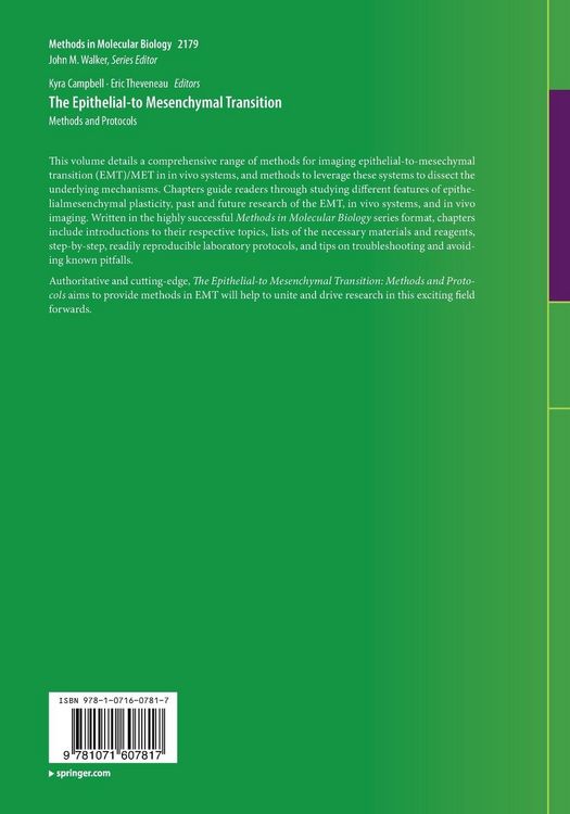 Produktbild: The Epithelial-to Mesenchymal Transition