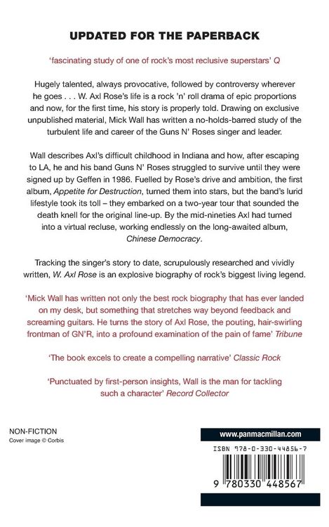 Produktbild: W. Axl Rose