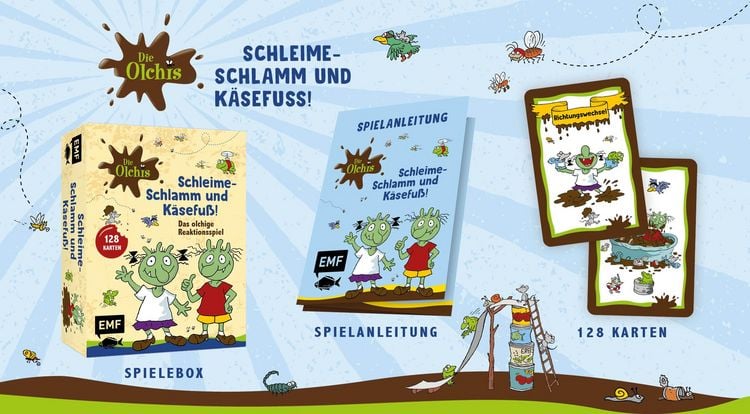 Produktbild: Kartenspiel: Die Olchis. Schleime-Schlamm und K&auml;sefu&szlig;!