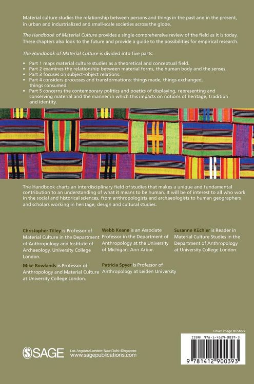 Produktbild: Handbook of Material Culture
