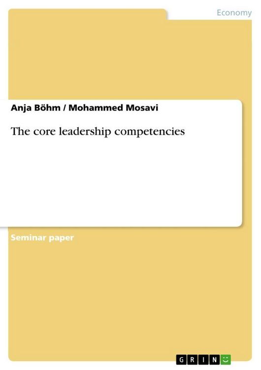 Produktbild: The core leadership competencies