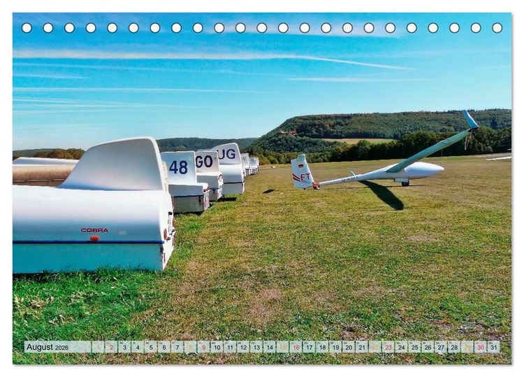 Produktbild: Segelfliegen - wie ein Vogel (Tischkalender 2026 DIN A5 quer), CALVENDO Monatskalender