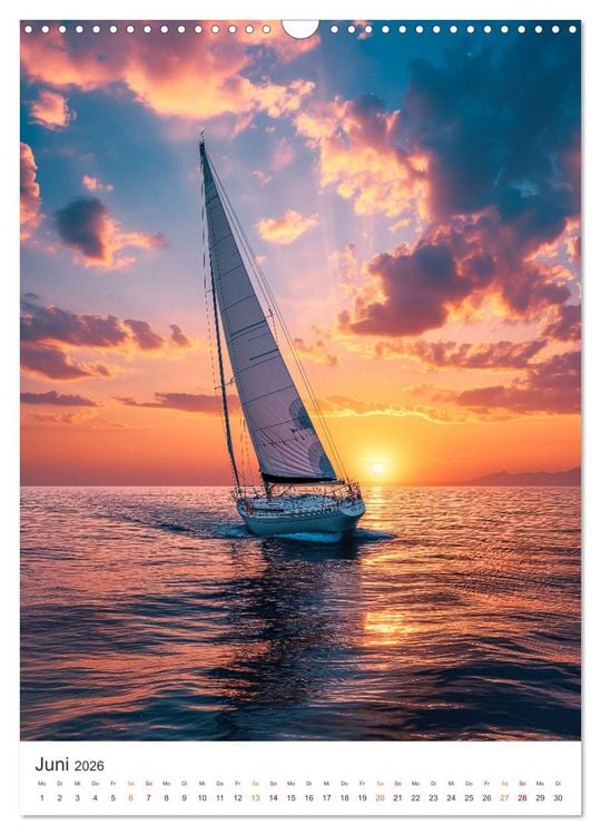 Produktbild: Wind und Wellen (Wandkalender 2026 DIN A3 hoch), CALVENDO Monatskalender