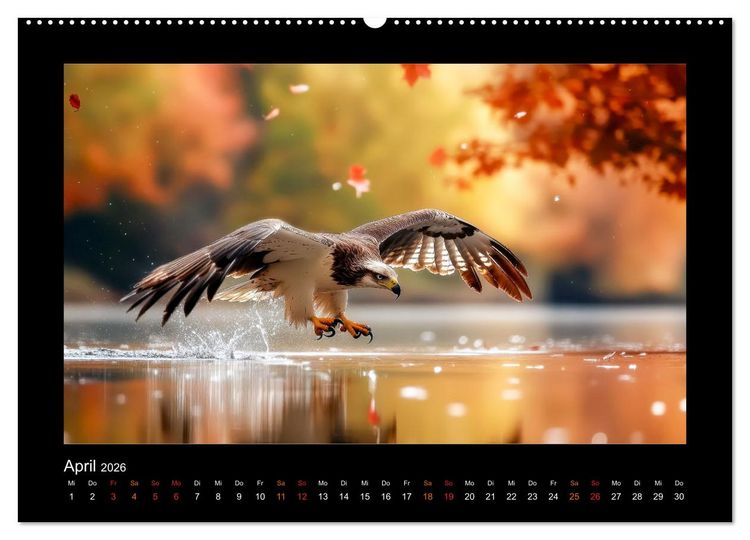 Produktbild: Geheimnisvolle Wildnis Deutschlands (Wandkalender 2026 DIN A2 quer), CALVENDO Monatskalender