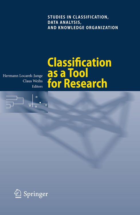 Produktbild: Classification as a Tool for Research