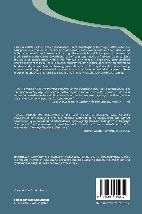 Produktbild: Consciousness and Second Language Learning