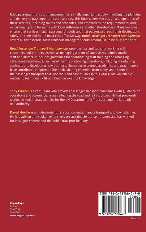 Produktbild: Road Passenger Transport Management