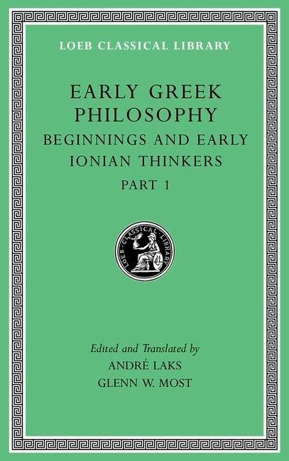 Produktbild: Early Greek Philosophy, Volume II - Beginnings and Early Ionian Thinkers, Part 1 L525
