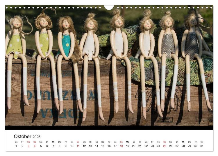 Produktbild: Tausendsch&ouml;n - handgeferigte Tonwesen (Wandkalender 2026 DIN A3 quer), CALVENDO Monatskalender