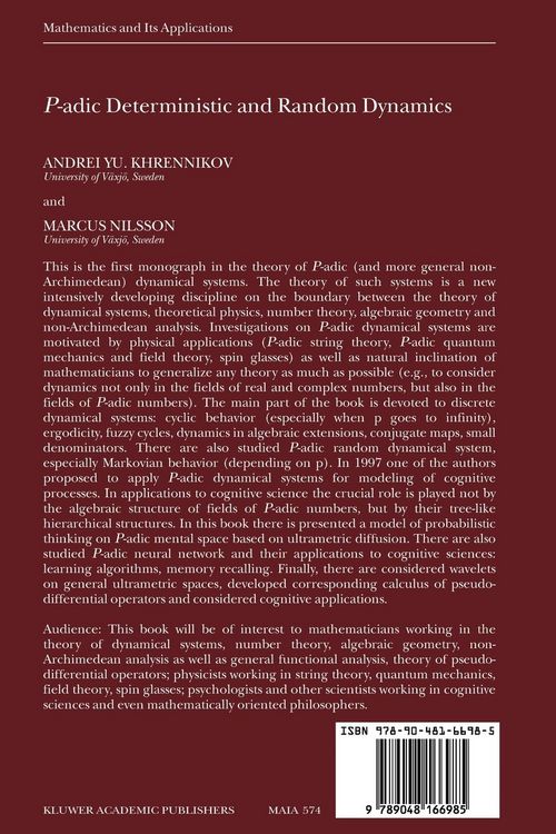 Produktbild: P-adic Deterministic and Random Dynamics