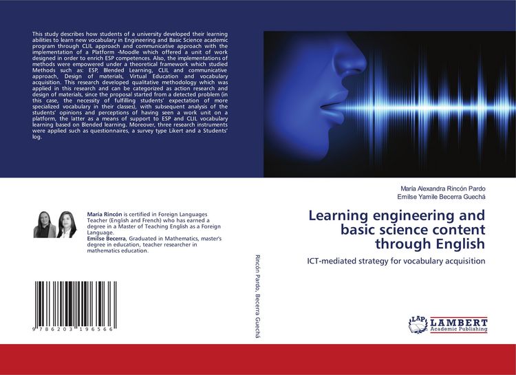 Produktbild: Learning engineering and basic science content through English