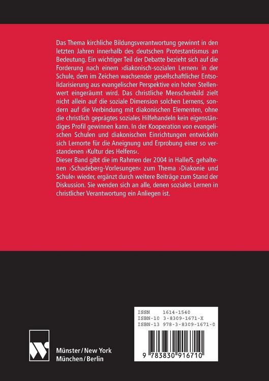 Produktbild: Diakonie und Schule