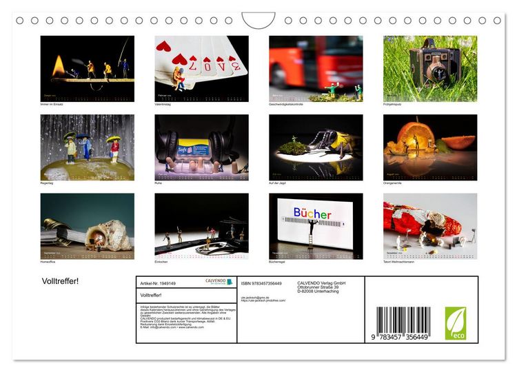 Produktbild: Volltreffer! (Wandkalender 2026 DIN A4 quer), CALVENDO Monatskalender
