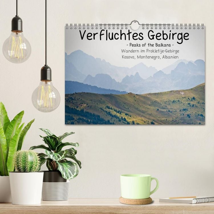 Produktbild: Verfluchtes Gebirge - Peaks of the Balkans - Wandern im Prokletije-Gebirge, Kosovo, Montenegro, Albanien (Wandkalender 2026 DIN A4 quer), CALVENDO Monatskalender