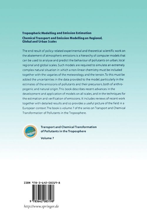 Produktbild: Tropospheric Modelling and Emission Estimation