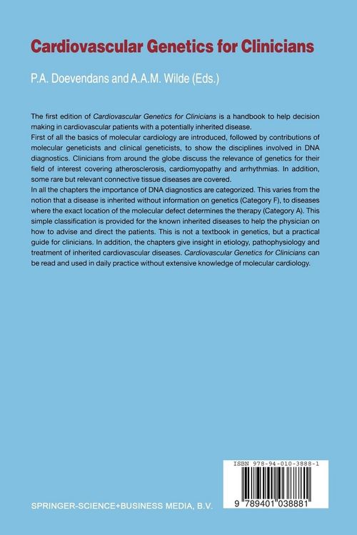 Produktbild: Cardiovascular Genetics for Clinicians