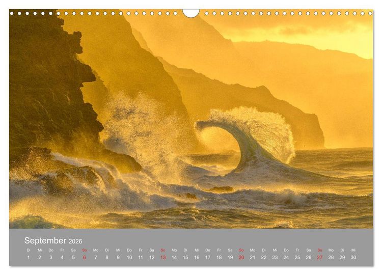 Produktbild: SPIRIT OF HAWAII (Wandkalender 2026 DIN A3 quer), CALVENDO Monatskalender